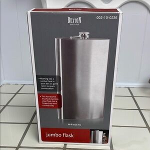 Buxton Silver Jumbo Flask